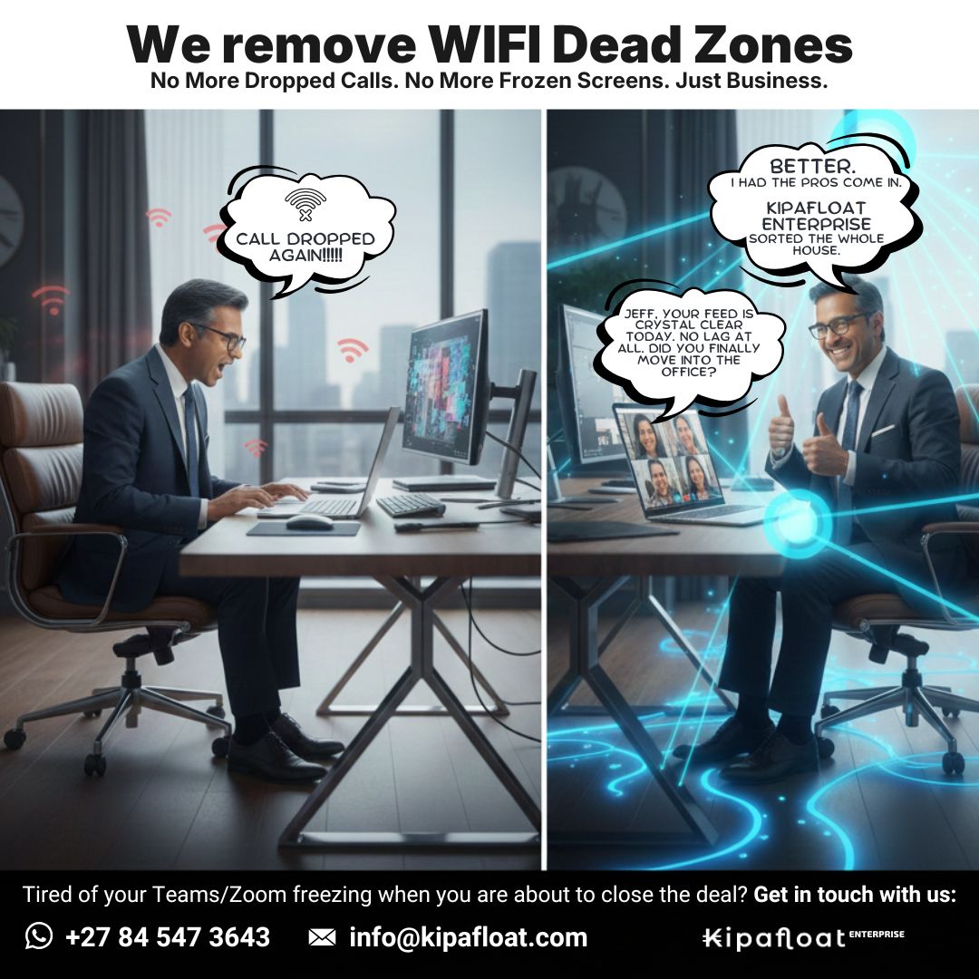 WiFi dead zone fix, commercial WiFi installation, office wireless network, WiFi coverage solutions, business WiFi setup